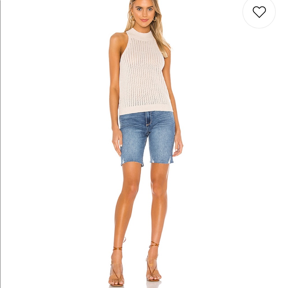 NEW • Paige • Jax Cut Off Bermuda Denim Shorts - Picture 1 of 7